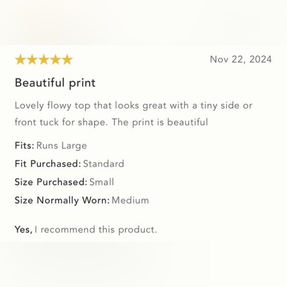 NWT Size M  Maeve LongSleeve Pleated Peasant Blouse - Picture 9 of 16